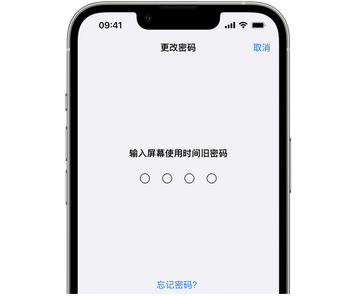 博尔塔拉iPhone屏幕维修分享iPhone屏幕使用时间密码忘记了怎么办 