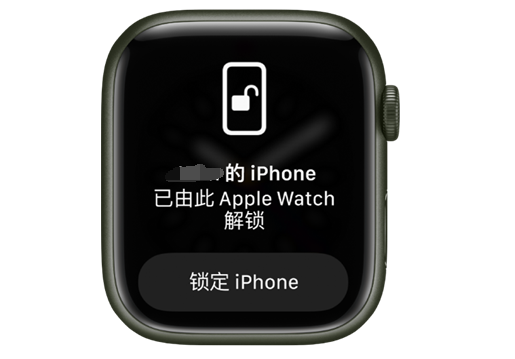 博尔塔拉苹果手机维修分享用 AppleWatch 解锁配备面容 ID 的 iPhone方法 