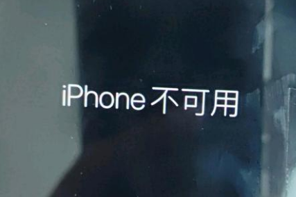 博尔塔拉苹果服务网点分享锁屏界面显示“iPhone 不可用”如何解决 