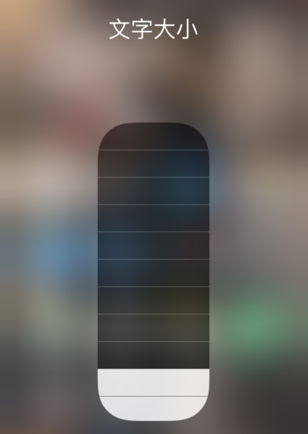 博尔塔拉苹果手机维修分享小技巧：在 iPhone 控制中心快速调节字体大小 